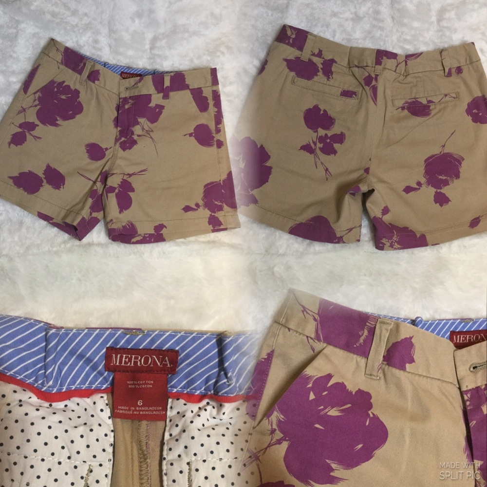Merona, Cotton Fabric Shorts, wit two Pockets